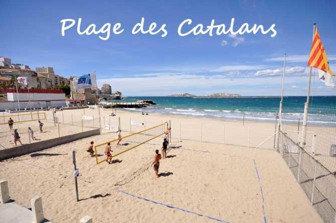 Apartamento T2 Plage Catalans-Vieux Port Marsella Exterior foto
